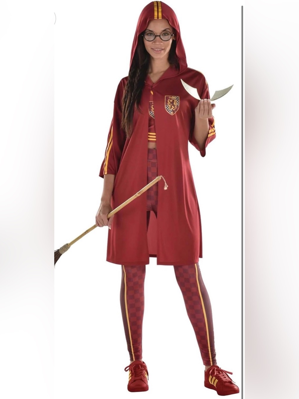 Suit yourself Harry Potter Gryffindor Quidditch adult costume. NWT lg 10-12(42)